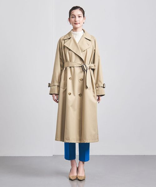 C/GABA trench coat 新商品通販 眠い様専用ページ WOOL GABA WOOL COAT TRENCH トレンチコート