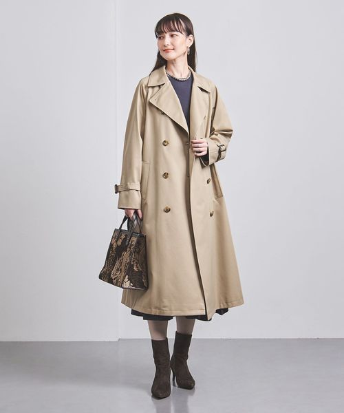 C/GABA trench coat 新商品通販 眠い様専用ページ WOOL GABA WOOL COAT TRENCH トレンチコート