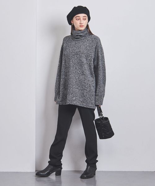 <ATON>MOULINE タートルネック ニット