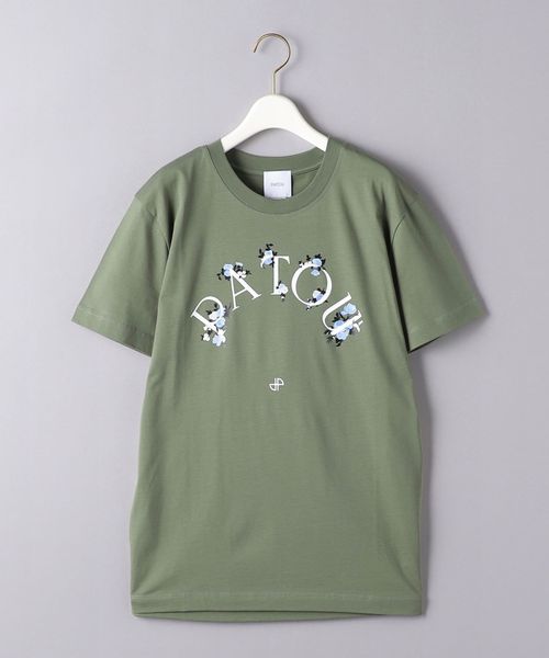 <Patou>フラワー ロゴ Tシャツ セール開催中 PATOUロゴTシャツ Tシャツ/カットソー(半袖/袖なし)