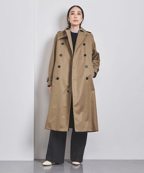 HYKE> Regular trench coat