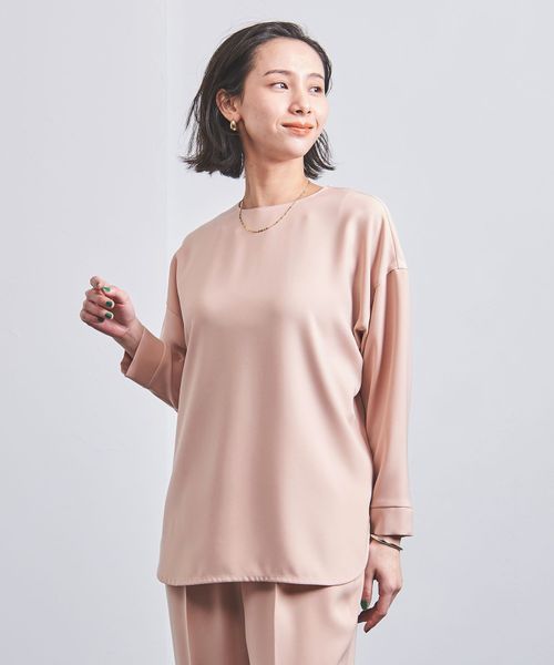 WEB限定】<UNITED ARROWS>P クルーネック ブラウス W WEB限定】<UNITED ARROWS>P クルーネック ブラウス W
