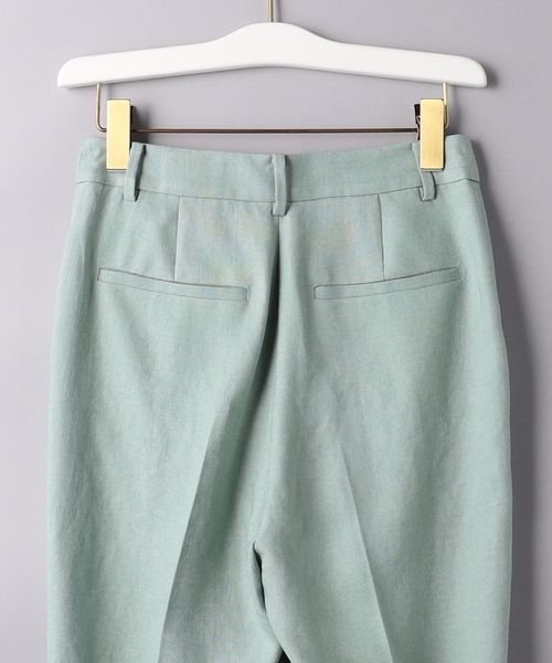 UNITED ARROWS TA/P タック テーパード パンツ B ライム