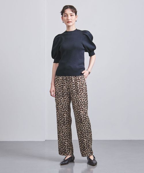 UNITED ARROWS>P パフスリーブ 5分袖 ニット W † 超特価セール 【新品】UNITEDARROWSユナイテッドアローズパフスリーブ5分袖 ニット ニット/セーター