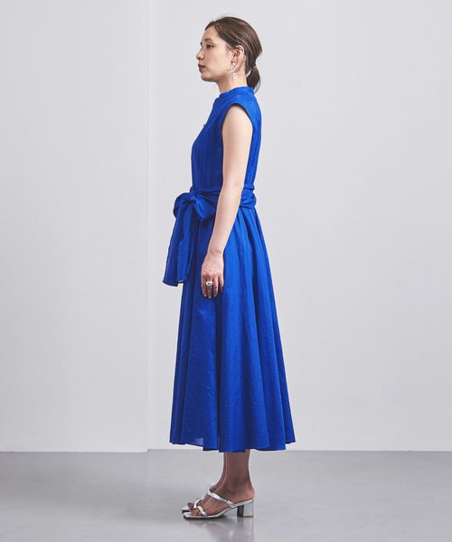 ＜UNITED ARROWS＞C Vネック シャツワンピース B †