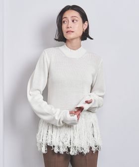 ユナイテッドアローズ✳︎ニットジャケット　ホワイト ビューティー＆ユース ユナイテッドアローズのレディースのニット