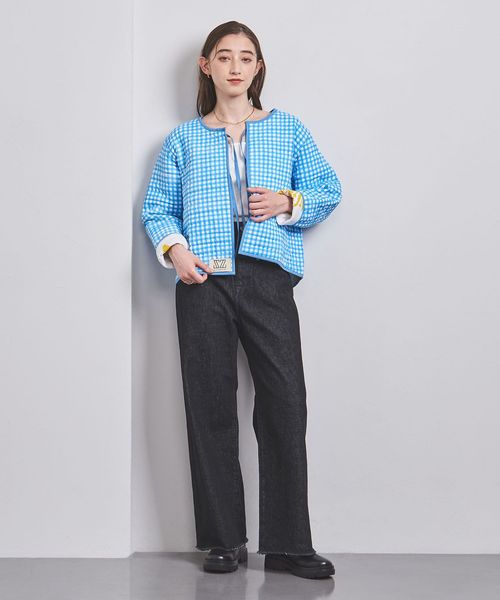 新品【別注】＜SZ Blockprints＞リバーシブル キルトジャケットM
