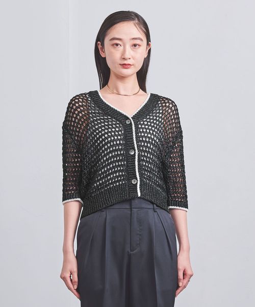 UNITED TOKYO グリッターメッシュカーディガン グリッター メッシュ カーディガン