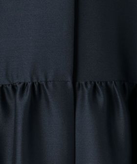 ウール シルク ツイル ペプラム ベスト