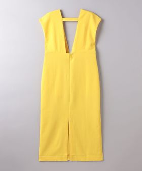 TO UNITED ARROWS＞Vネック バックスリット ワンピース