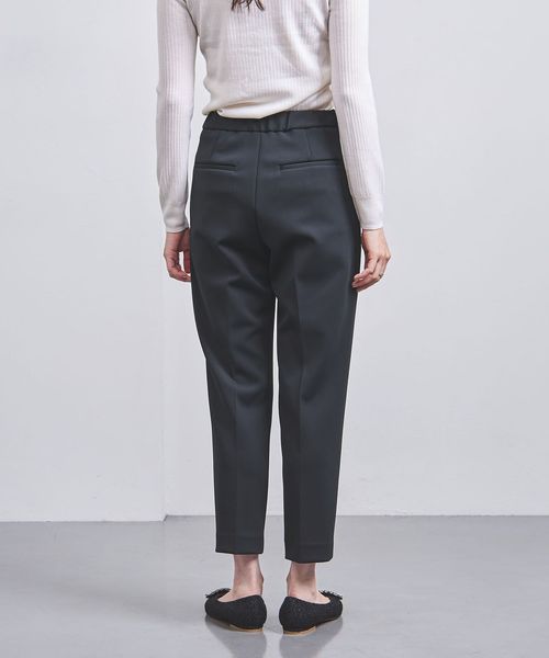 新品 UNITED ARROWS SPONGY タック テーパードパンツ 38 SPONGY タック テーパードパンツ