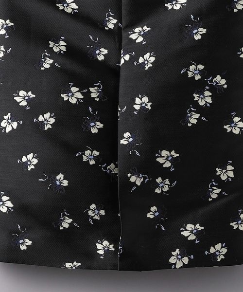 UNITED ARROWS フラワー ジャカード タイトスカート 38 フラワー ジャカード タイトスカート