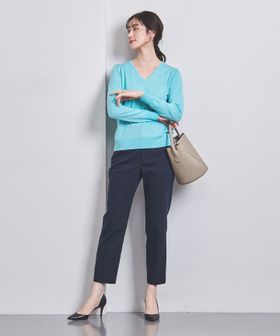 UNITED ARROWS - 新品タグ付　UNITED ARROWS 16G ウール Vネック ニット　黒 16G ウール Vネック ニット