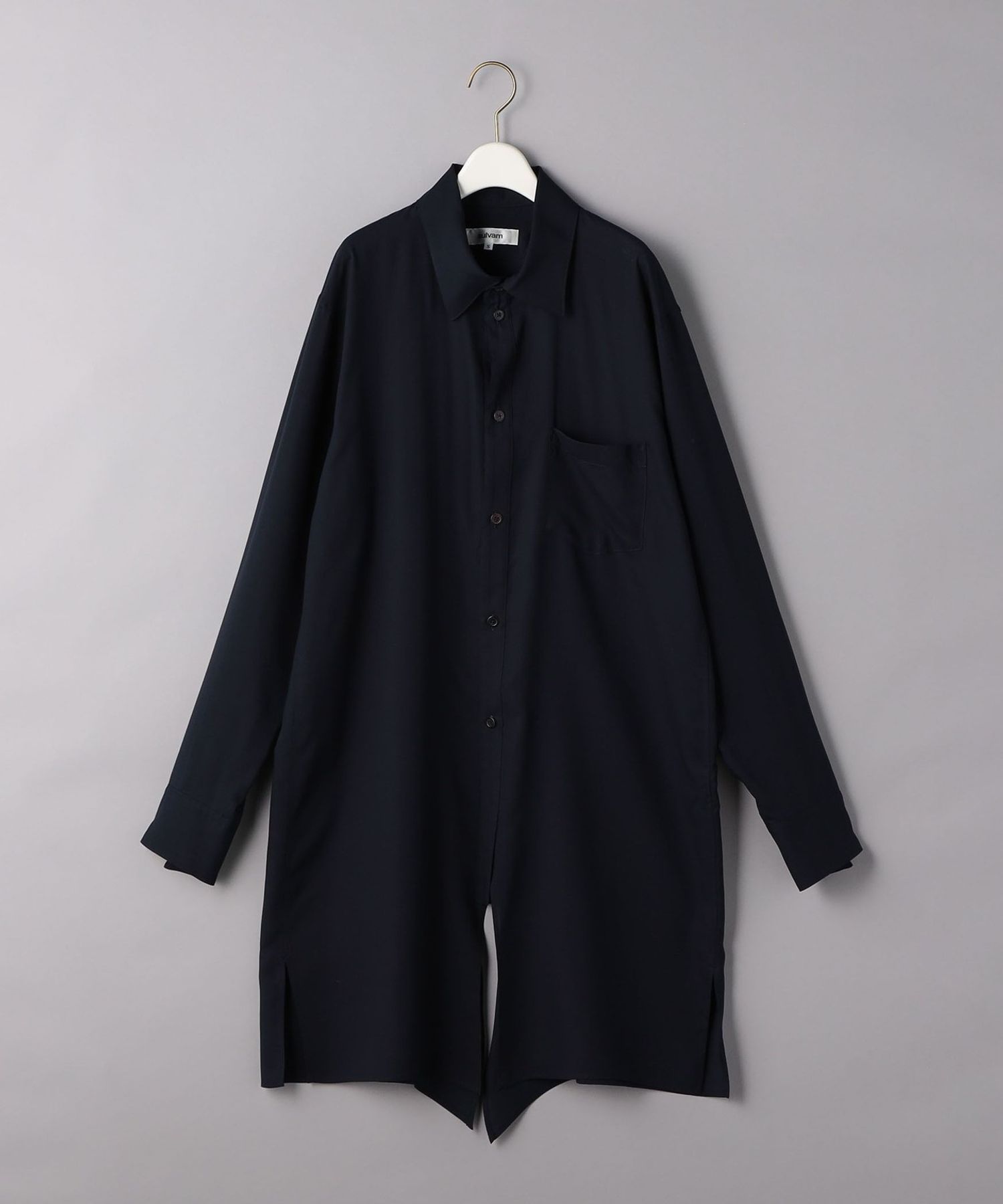 Sulvam ロングスリットシャツ Sulvam ロングスリットシャツ