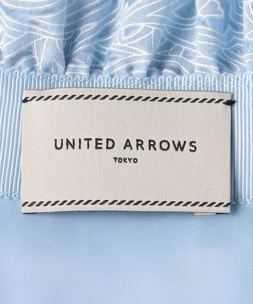 オパールプリント ティアードスカート 