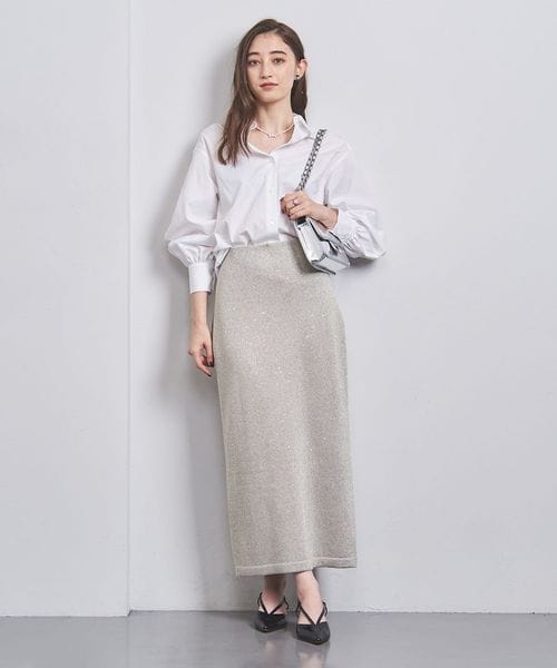 ほぼ新品 スパングル タイトスカート UNITED ARROWS (3217 ほぼ新品 スパングル タイトスカート UNITED ARROWS (3217