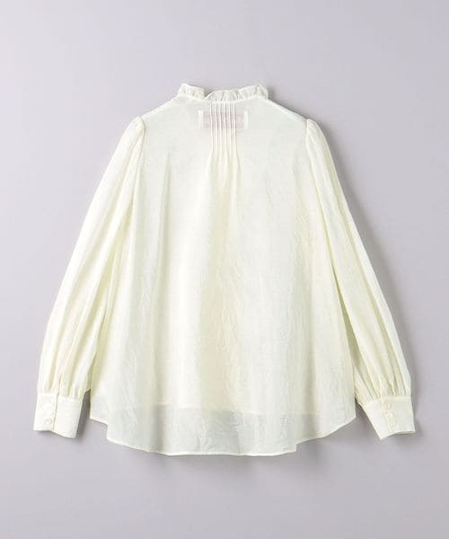 即日発送✨新品✨dahl'ia｜ダリア 定価1,4万 フリル シアー ブラウス 新品タグ付✨dahl'ia｜ダリア 定価1,4万 フリル シアー ブラウス