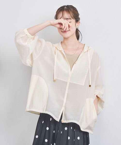 UNITED ARROWS オーガンジー シアー ブルゾン UNITED ARROWS（ユナイテッドアローズ）の「オーガンジー シアー