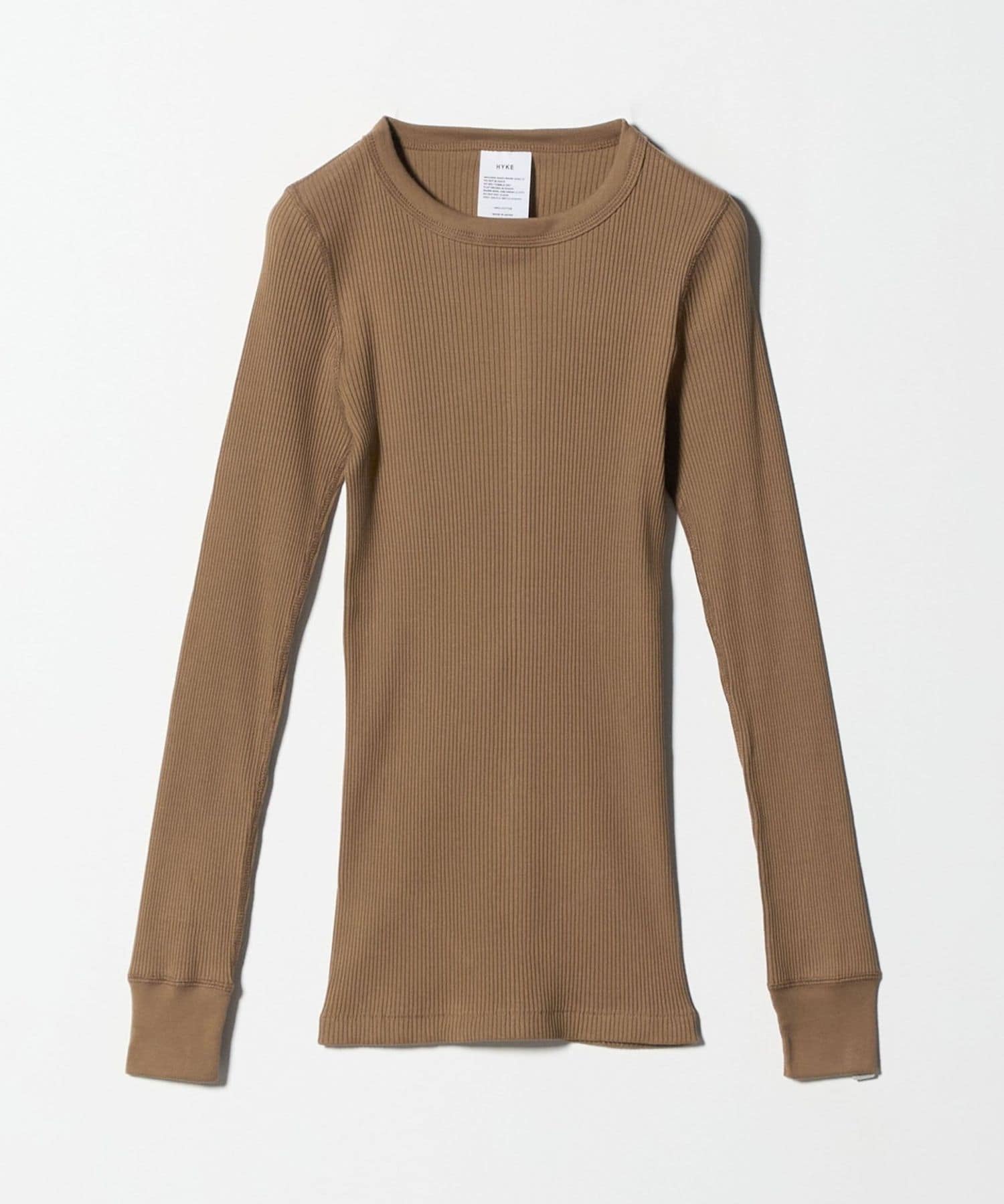 hyke シアー ボリュームスリーブ カットソー ライラック hyke シアー ボリュームスリーブ カットソー ライラック