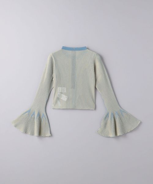 CFCL HYPHA LUCENT ベルスリーブカーディガン ブラック サイズ1 レディース】HYPHA LUCENT BELL SLEEVE CARDIGAN | CFCL