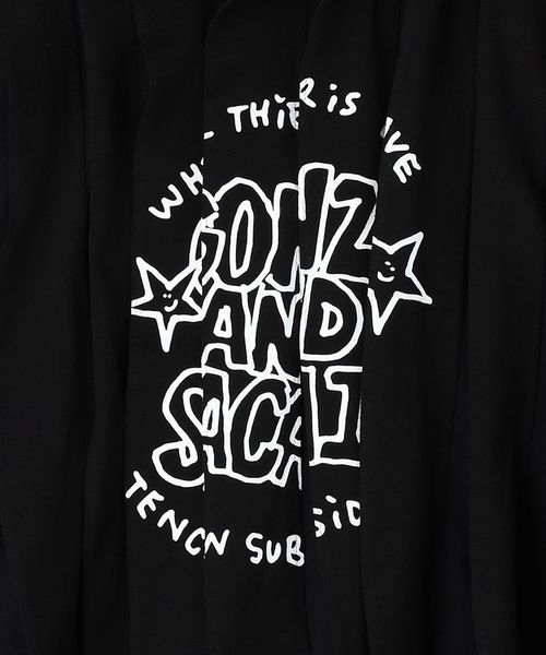 【SACAI】GONZ ロゴ プリント コットンTシャツ【送料関税込】 sacai＞GONZ プリント Tシャツ
