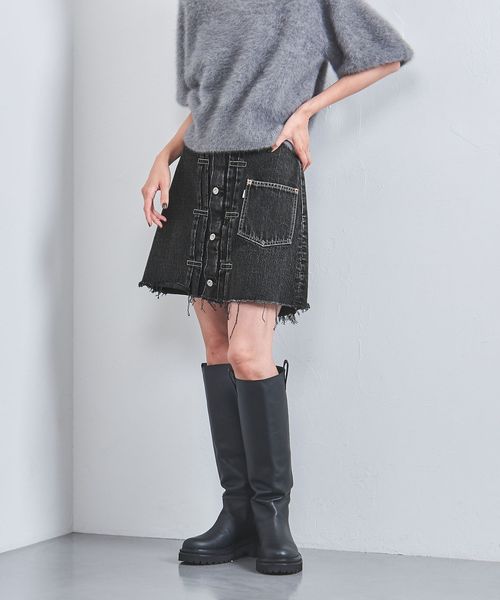 FILL THE BILL/＜FILL THE BILL＞2WAY デニムスカート/ミニ / ショート