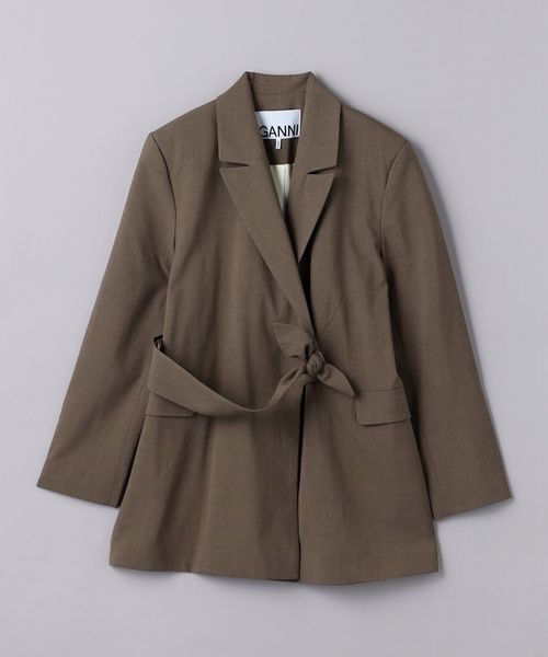 ganni テーラードジャケット GANNI テーラードジャケット GANNI ウィメンズ ブレザー通販 - FARFETCH
