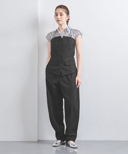 THE GREAT DRESSING ショートビスチェ ジョーゼット ボタン ビスチェ
