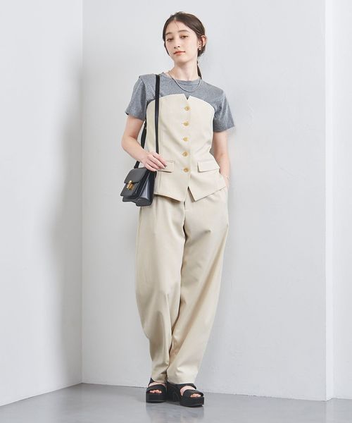 THE GREAT DRESSING ショートビスチェ ジョーゼット ボタン ビスチェ