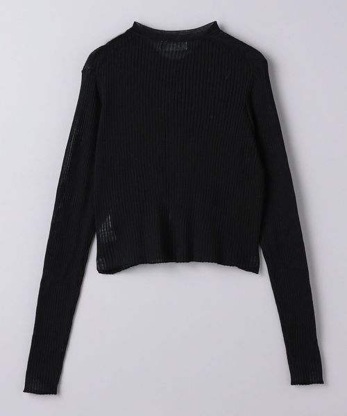 SACRA＞リブニット カーディガン 