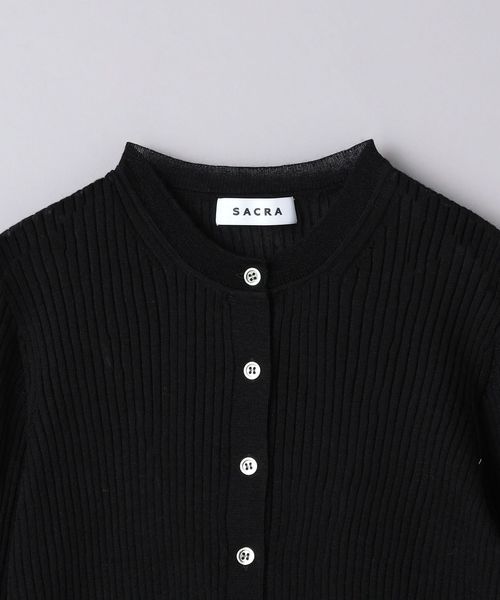 イエナ　MARILYN MOON リブニットカーディガン アローズZARA イエナ MARILYN MOON リブニットカーディガン アローズZARA トップス