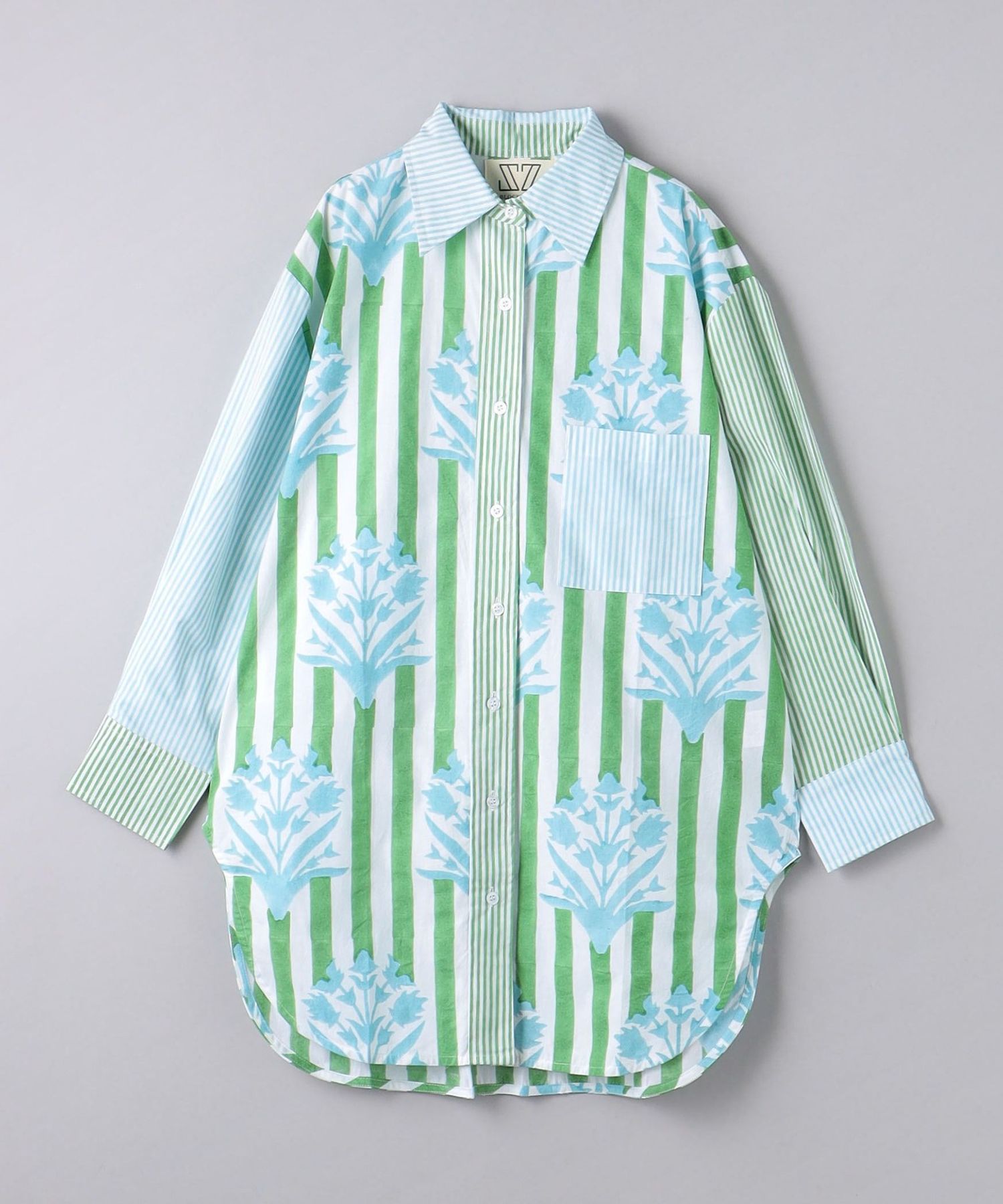 SZ Blockprints＞ビッグシルエット シャツ