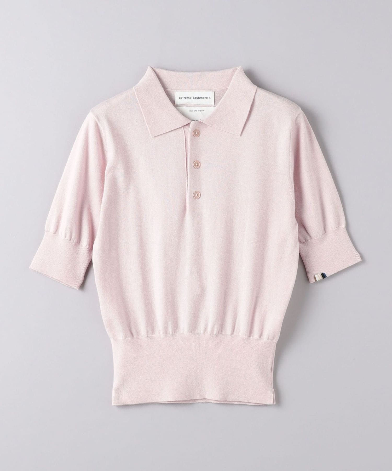 extreme cashmereニットポロシャツベージュ テクスチャーニットポロシャツ - ベージュ | ZARA Japan / 日本