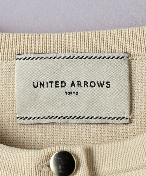マルチビジュー ニットベスト　united arrows マルチビジュー ニットベスト