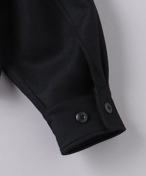 HYKE 新品AWウールブラック シャツジャケット HYKE(ハイク)】WOOL SHIRT JACKET｜PARIGOT ONLINE（パリゴ