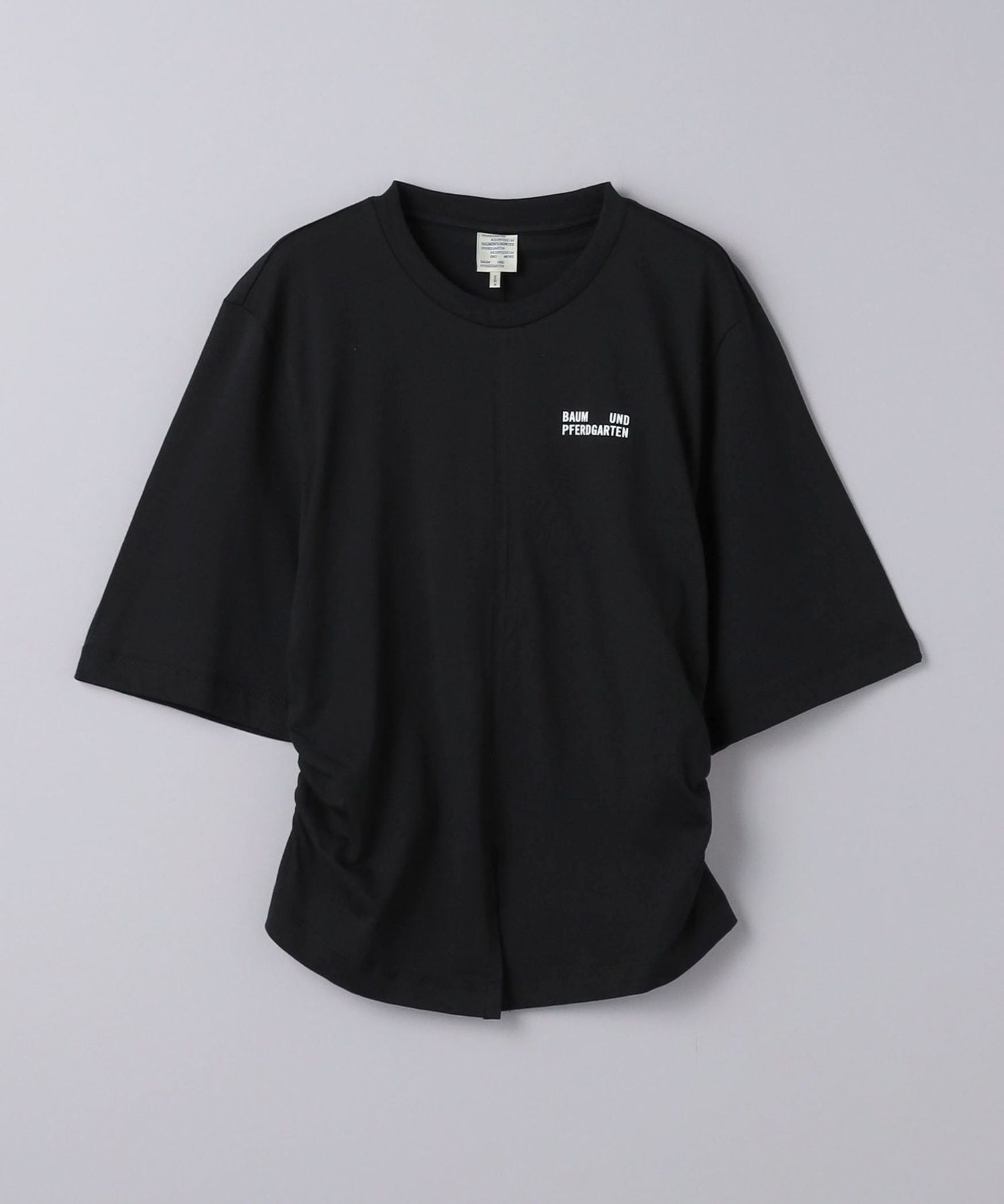 BAUM UND PFERDGARTEN＞サイドギャザー Tシャツ