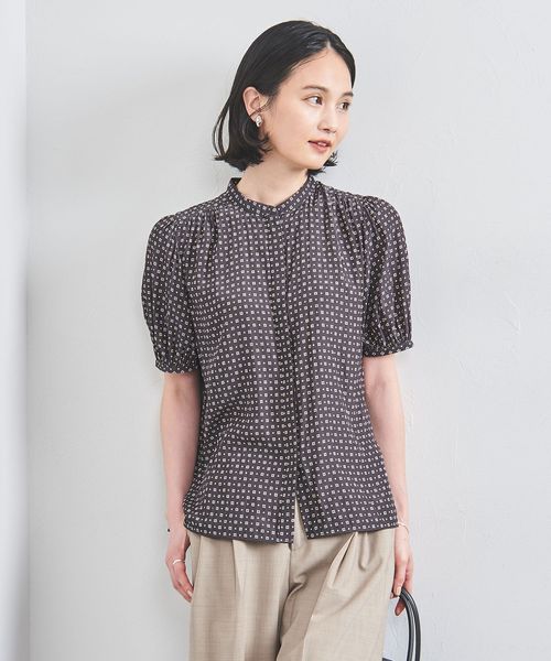 イタリア製 ANTICIPO ショートスリーブ 48 beams F アローズ COOL LIGHT ショートスリーブ ブラウス