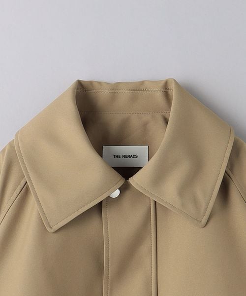 【THE RERACS】ポンチョブルゾン THE RERACS】 RERACS MILLED FLANNEL THE TRENCH PONCHO