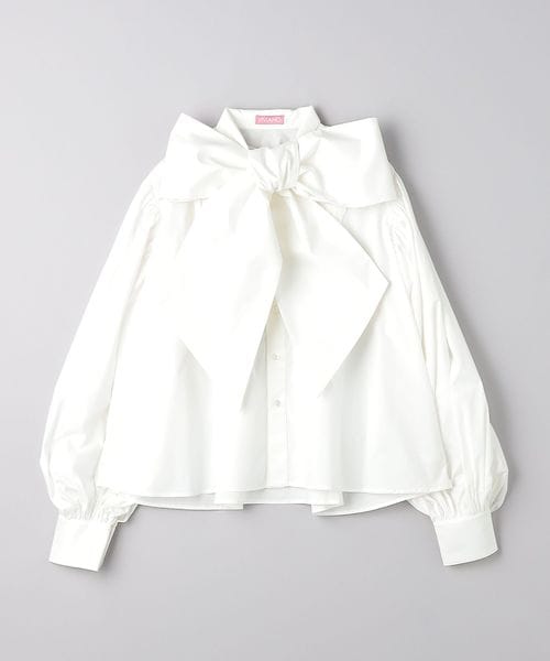 VIVIANO＞Ribbon shirt