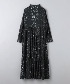 フラワープリント ロングワンピース