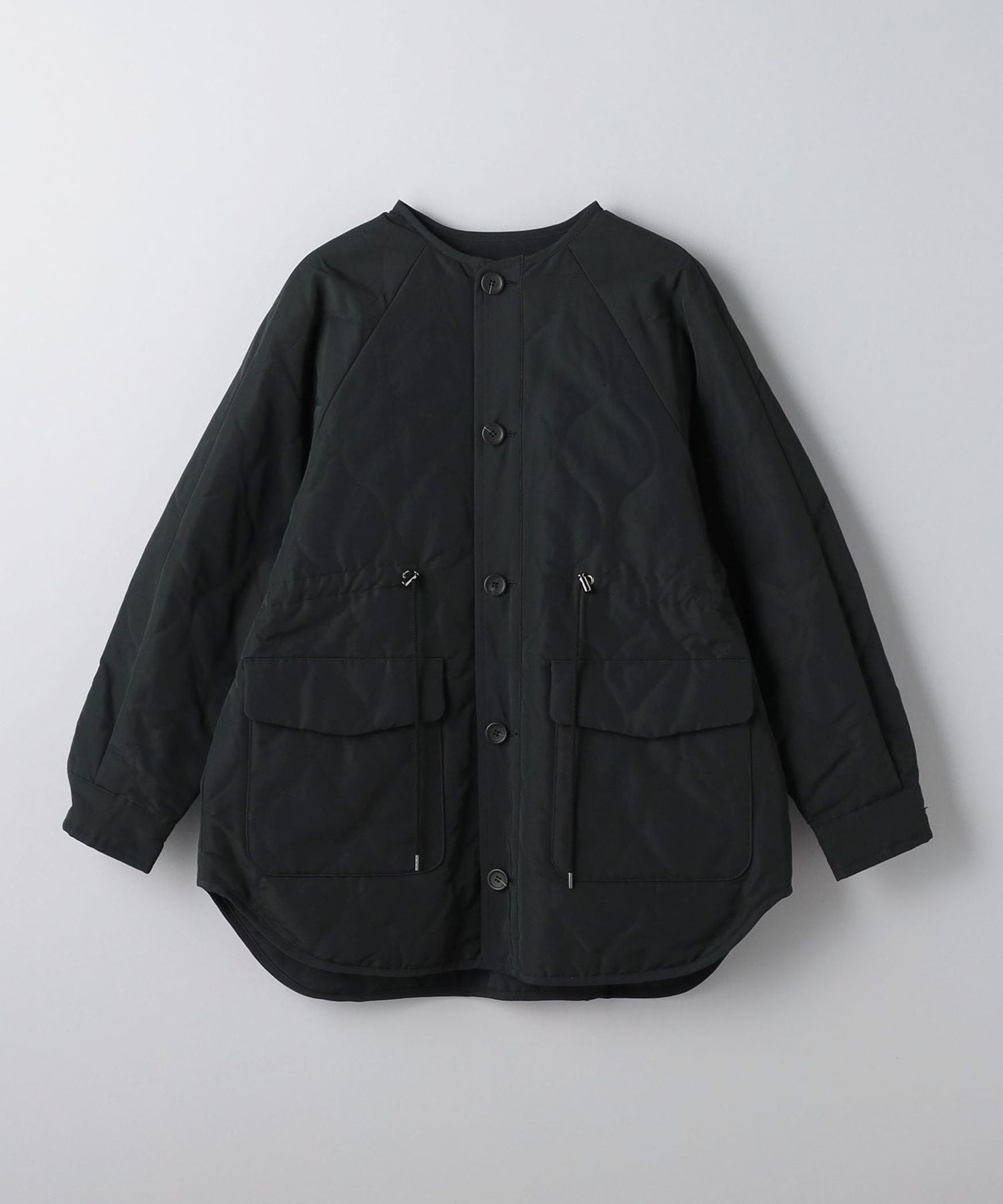 VACHEMENT＞ノーカラー キルティングジャケット