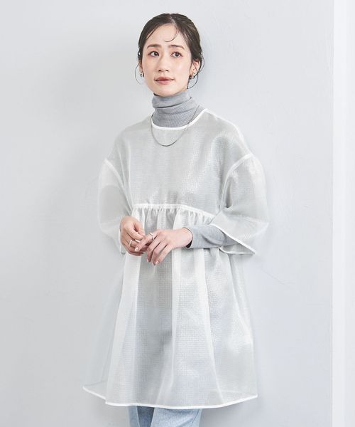UNITED ARROWS/スケルトン シャイン ブラウス/シャツ / ブラウス