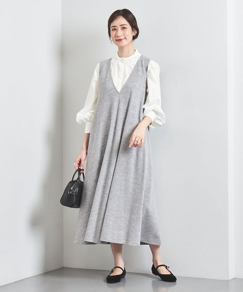 新品今月末まで値下げ　UNITEDARROWS レースカラー 2WAYブラウス レディ レースカラー 2WAYブラウス