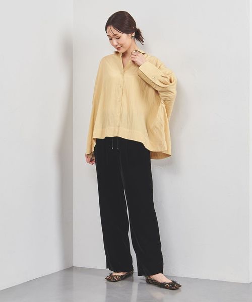 UNITED ARROWS ワッシャードルマンスリーブシャツ ワッシャー ドルマンスリーブ シャツ