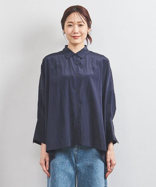 ワッシャー ドルマンスリーブ シャツ／UNITED ARROWS ワッシャー ドルマンスリーブ シャツ