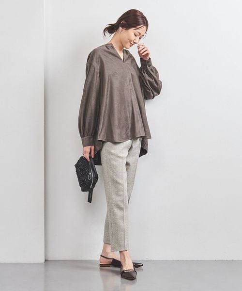 UNITED ARROWS バックプリーツブラウス UNITED ARROWS LTD. OUTLET｜バックプリーツ 五分袖 ブラウス
