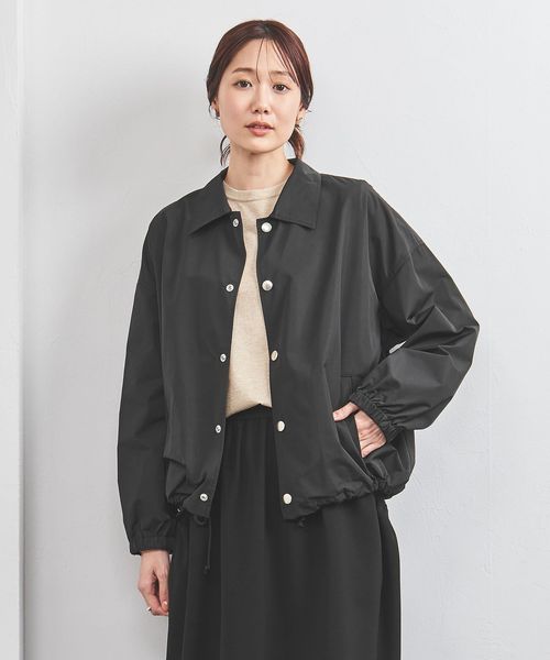 UNITED ARROWS/グログラン フレアシルエット ブルゾン/コーチジャケット