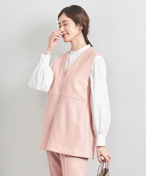 UNITED ARROWS/3COL メランジ ツイードベスト/ベスト