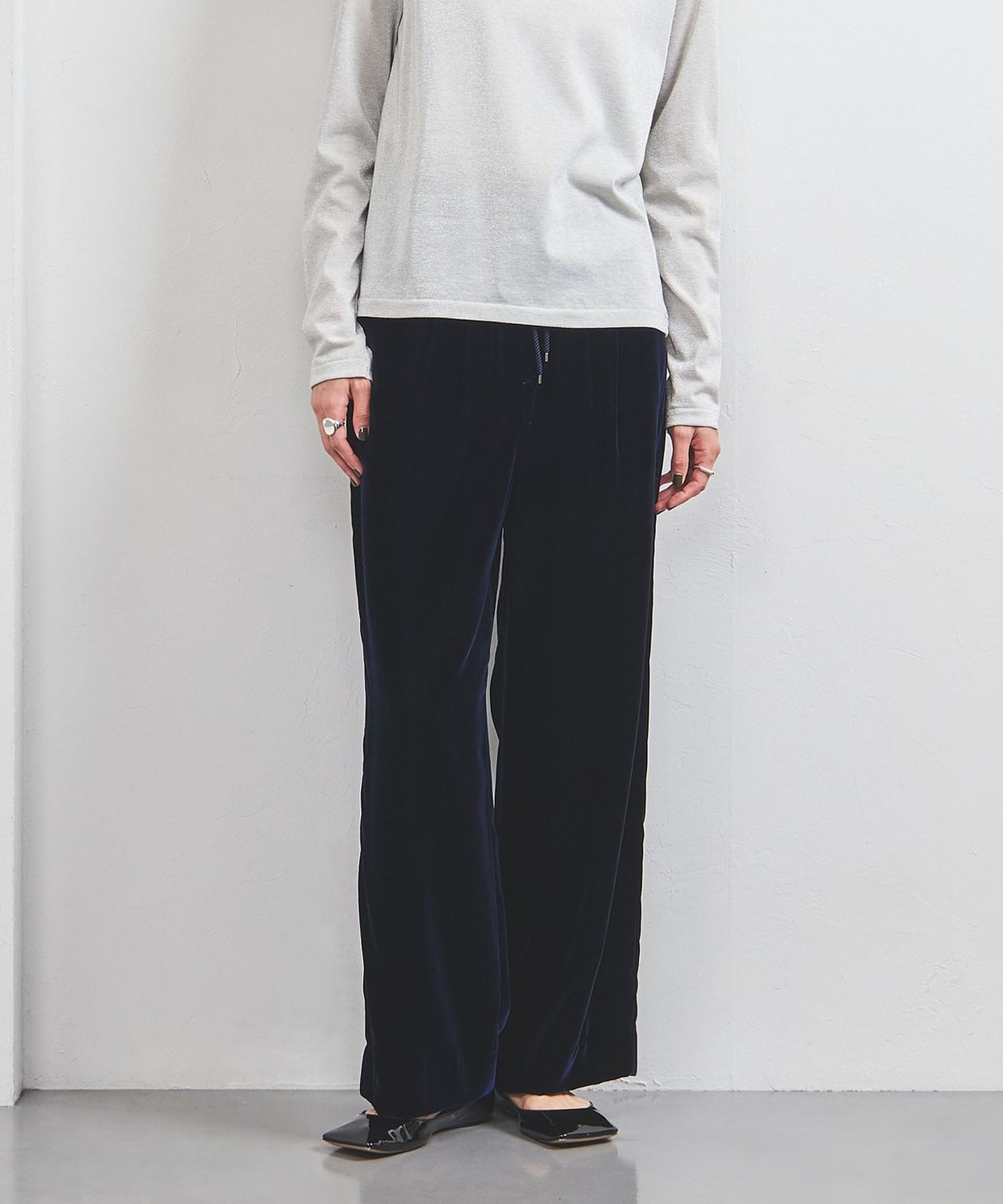 ベルベット イージーパンツ 