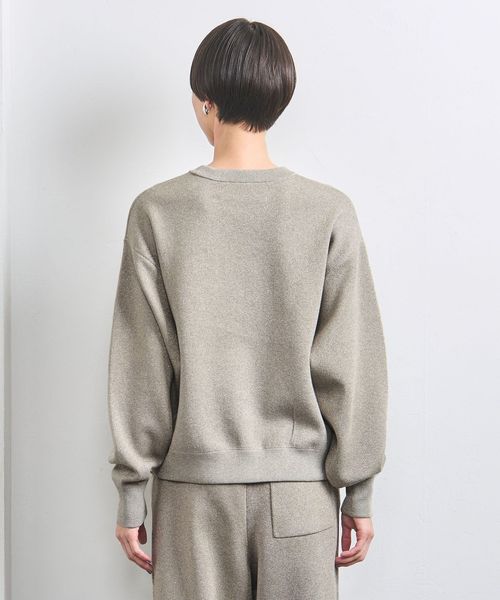 【美品】ユナイテッドアローズ　ラメ クルーネック スウェット ニット ラメ クルーネック スウェット ニット